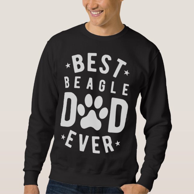Moletom Best Beagle Dad Ever  Beagle Dad (Frente)