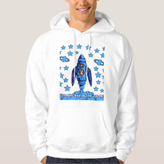 Moletom Best Dog Dad In The Galaxy Space Rocket Funny Gift