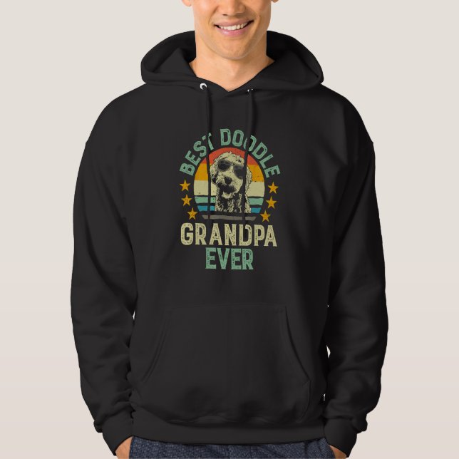 Moletom Best Doodle Grandpa Ever  Goldendoodle Grandpa (Frente)