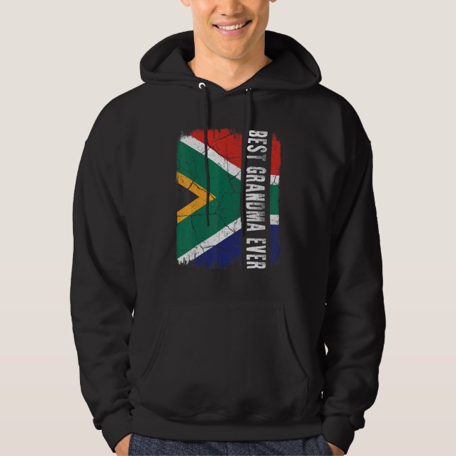 Moletom Best South African Grandma Ever Africa Flag Mother (Frente)