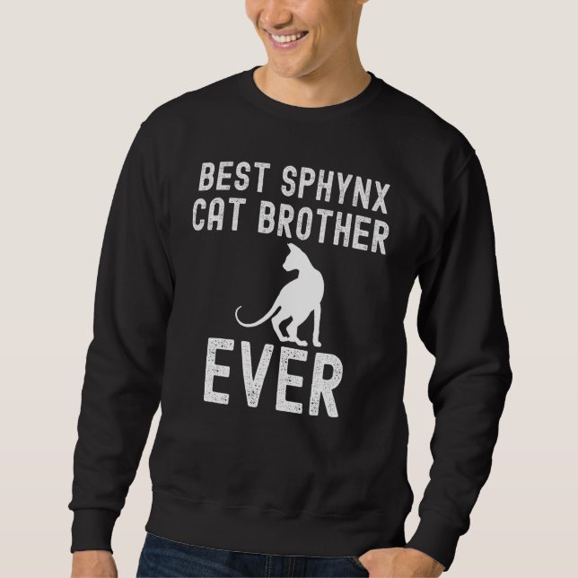 Moletom Best Sphynx cat brother Ever Father Day (Frente)