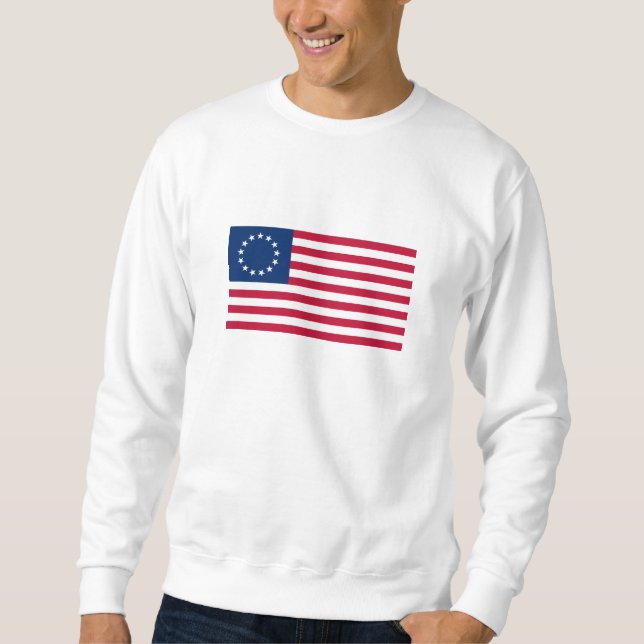 Moletom Betsy Ross American Flag (Frente)