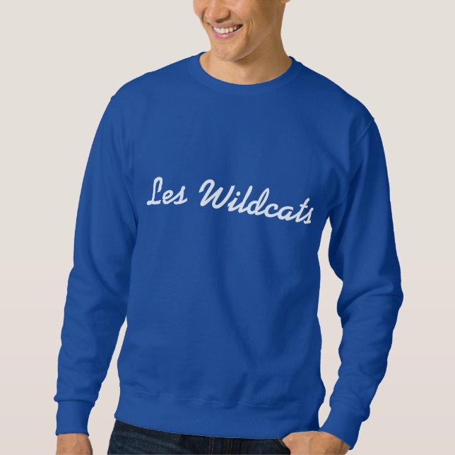 Moletom Beverly Hills 90210" camisola dos Wildcats de Les" (Frente)