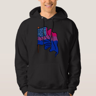 Moletom Bi Pride Mês dos Estados Unidos Bandeira Bissexual