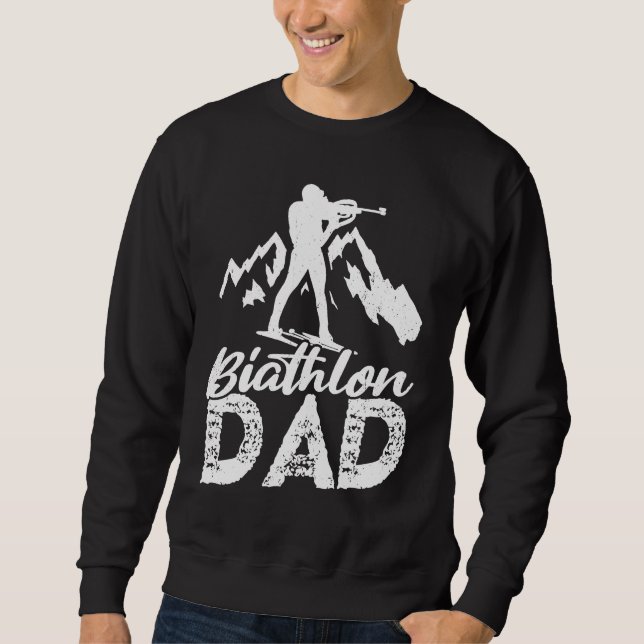 Moletom biathlon dad sport winter sports biathlete skier f (Frente)