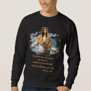 Moletom Bíblia Matthew versículo 11:28