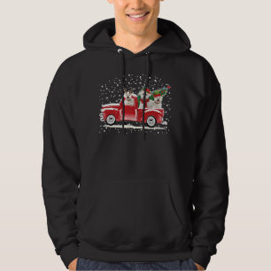 Moletom Bichon Frise Christmas Truck Pick Up Tree Funny Do