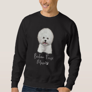 Moletom Bichon Frisé Mãe Cute Puppy Dog Proprietário Bicho