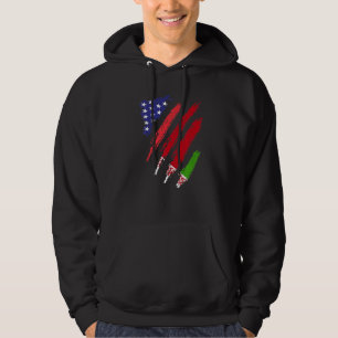 Moletom Bielorrússia American Grown Flag USA Patriot Herit