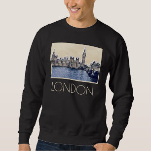 Moletom Big Ben London Watercolor art