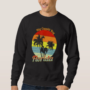 Moletom Big Coppitt Key Flórida Palmeiras Tropicais Retro 