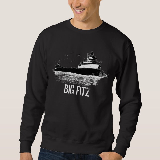 Moletom "BIG FITZ" ~ O famoso Edmund Fitzgerald (Frente)