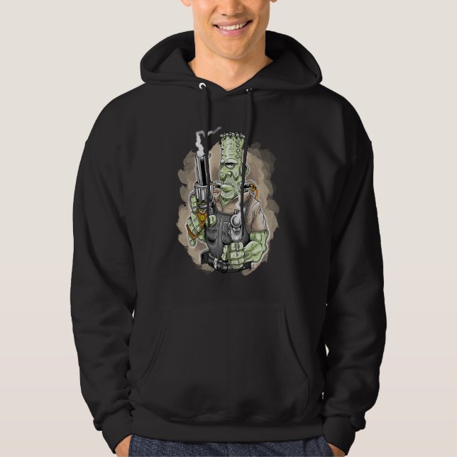 Moletom Big Frankie Big Caliber 50 de Armas Biker (Frente)