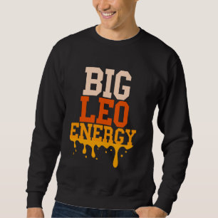 Moletom Big Leo Energy Leo Zodiac Sinal Drith Aniversário 