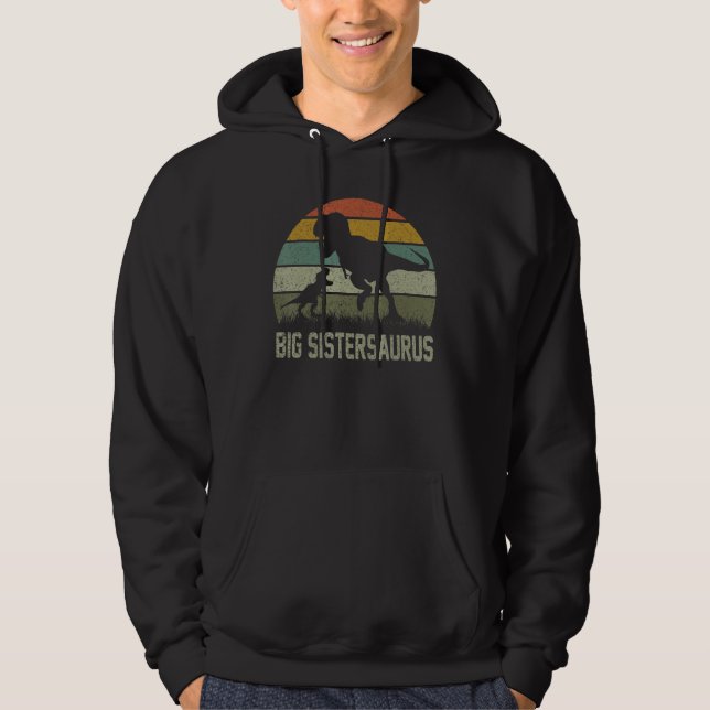 Moletom Big Sistersaurus T Rex Dinossaur Big Sistersaurus (Frente)