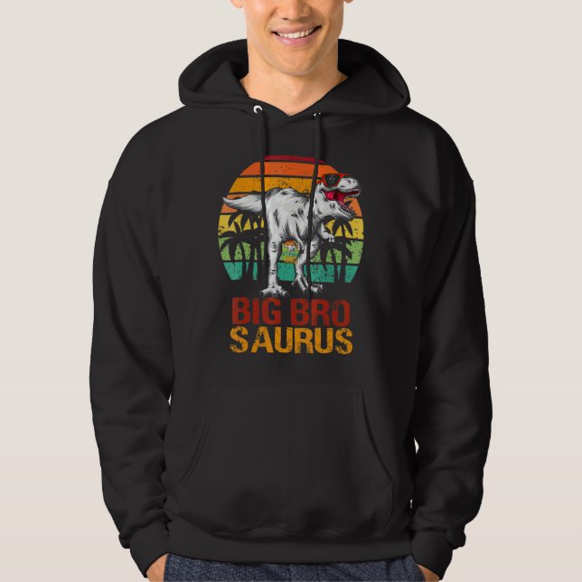 Moletom Bigbrosaurus Rex Dinosaur Big Bro Saurus Brother F (Frente)