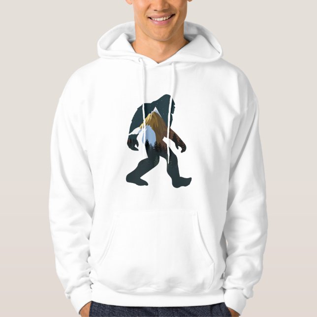Moletom Bigfoot da Floresta Noturna (Frente)
