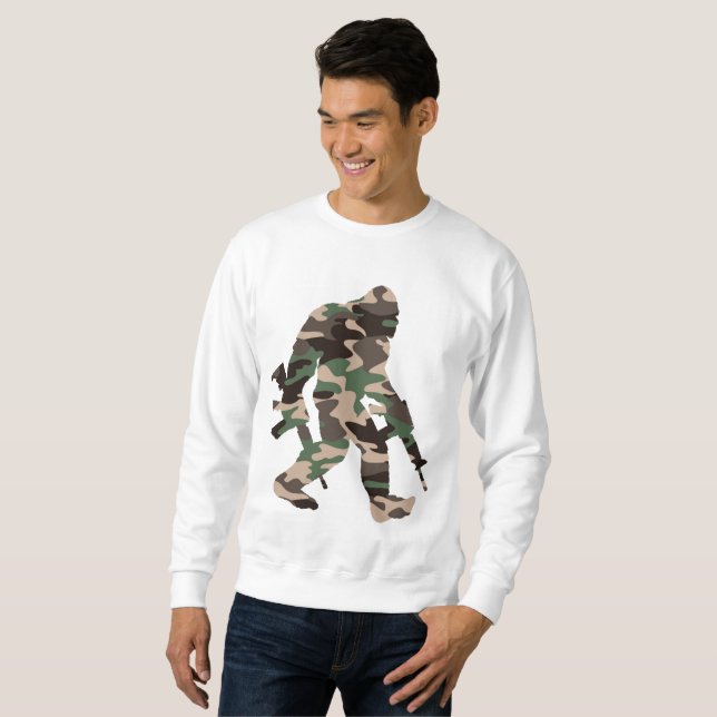 Moletom Bigfoot Sasquatch Camo  (Frente Completa)