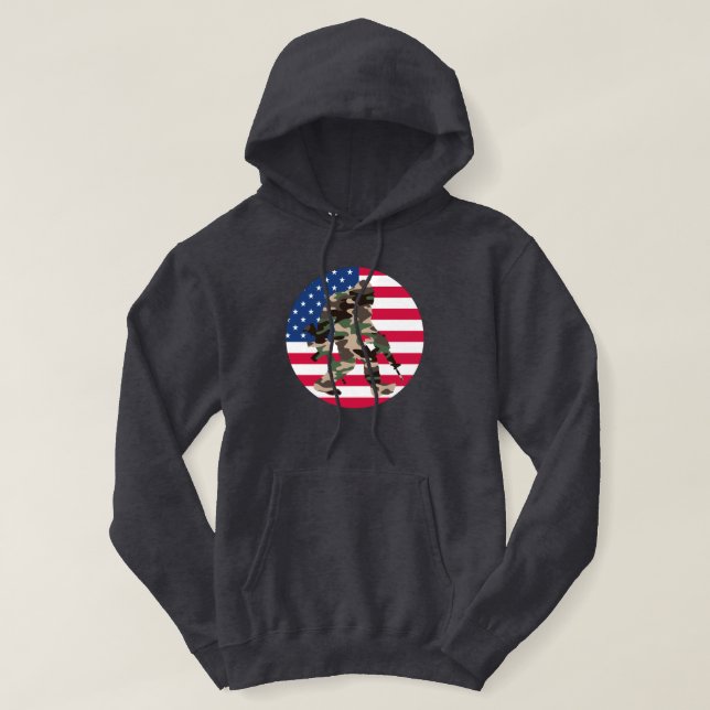 Moletom Bigfoot Sasquatch Camo (Frente do Design)