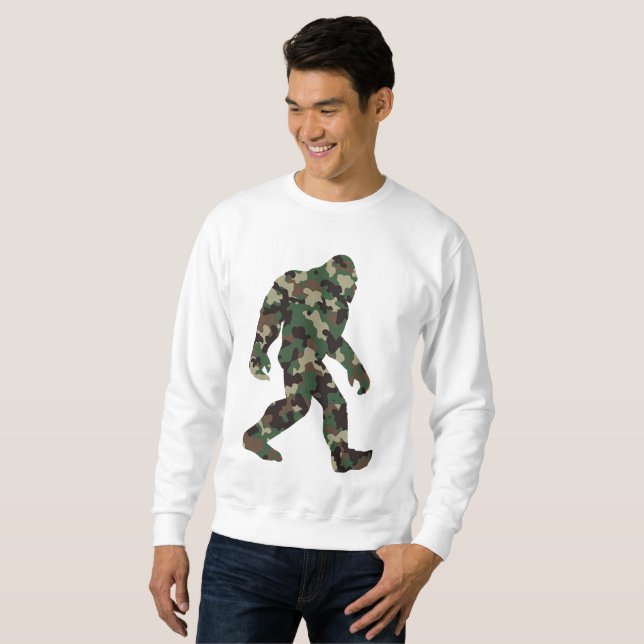 Moletom Bigfoot Sasquatch Camuflagem  (Frente Completa)