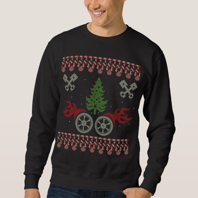 Moletom Biker Ugly Christmas (Frente)