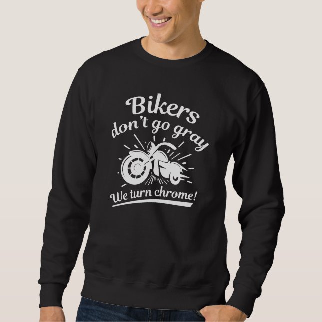 Moletom Bikers Don't Go Cinza (Frente)