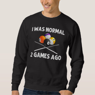 Moletom Bilhar Cool Para Homens Mulheres Jogo De Bilhar De