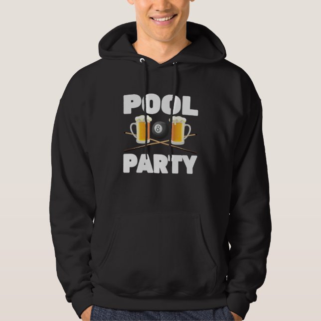 Moletom Billiards  Pool Party  Snooker Player  Beer  Bar P (Frente)