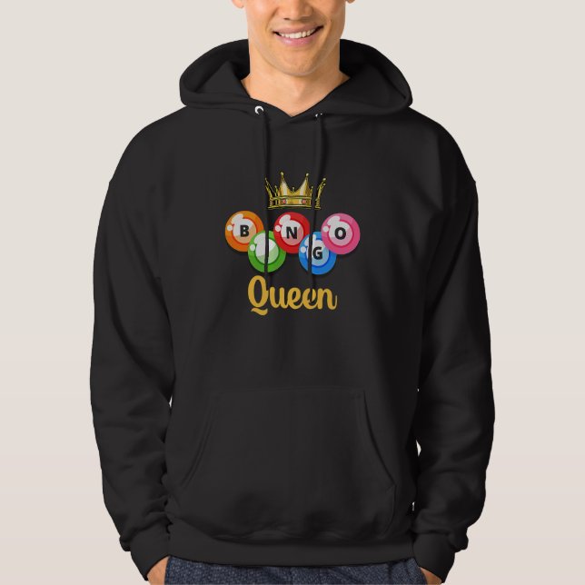 Moletom Bingo Queen Womens  Bingo Player (Frente)