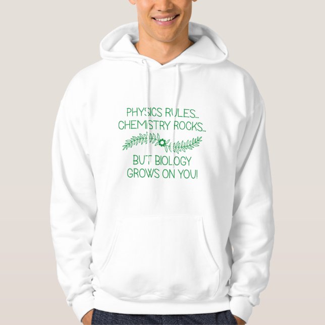 Moletom Biologia Cresce Em Você (Frente)