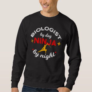 Moletom Biólogo de Dia Ninja de Noite Biologia