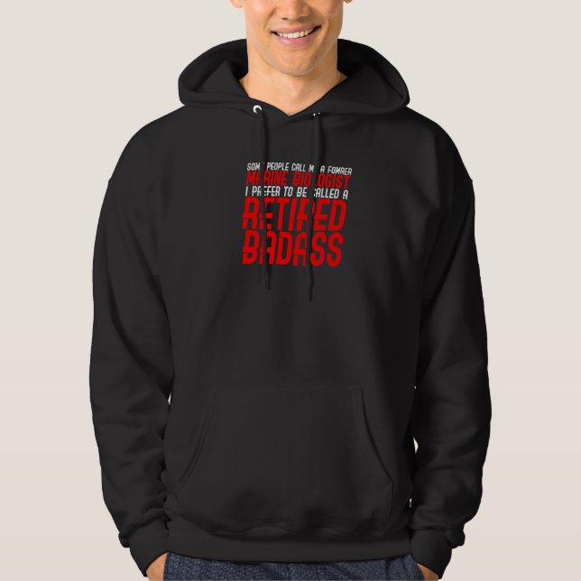 Moletom Biólogo marinho aposentado (Frente)