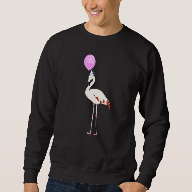 Moletom Bird Flamingo Birder Animal Birder Aniversário (Frente)