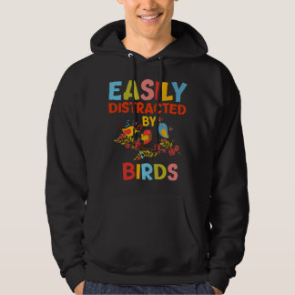 Moletom Bird Lovers For Women Men Easily Distracted by Bir