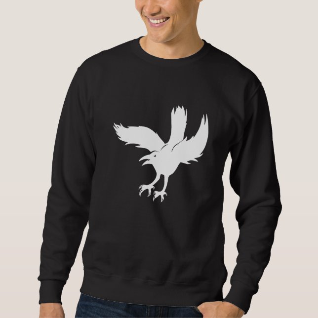 Moletom Bird Raven Voando (Frente)