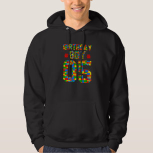 Moletom Birthday Boy 05 Brick Builder bloqueia compilação