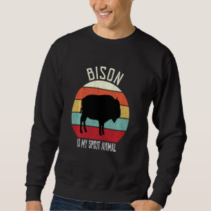 Moletom Bison É O Meu Espírito Homens De Animais Mulheres 
