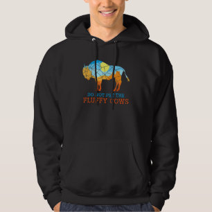 Moletom Bison National Park Tee Não Põe Vacas Fluffy