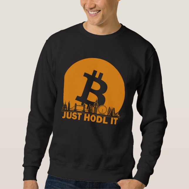 Moletom Bitcoin London Skyline  London Bitcoin Maximalist (Frente)