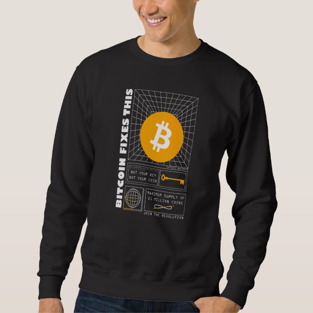 Moletom Bitmoeda Corrige Esta Futurística De Hiperbitcoini (Frente)