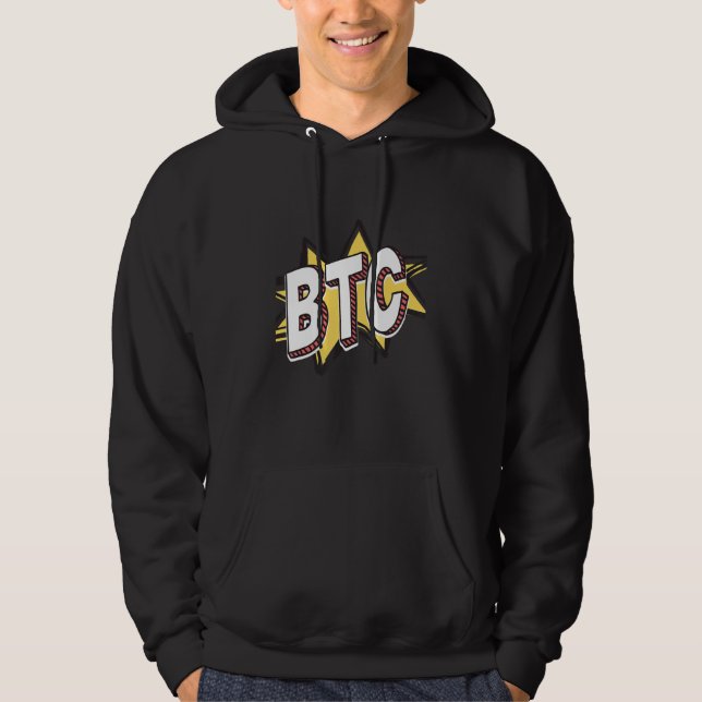 Moletom Bitmoney Dourado Para Bitcoiner Crypto Miner 2 (Frente)