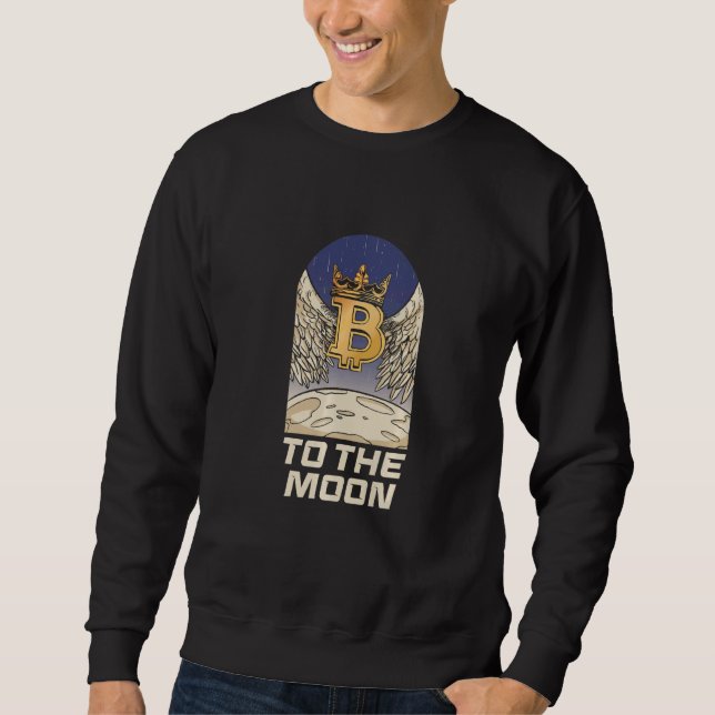 Moletom Bitmoney Para O Hod Da Cryptocurrency Da Btc Da Lu (Frente)