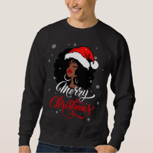 Moletom Black African Girl American Papais noeis Christmas