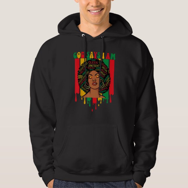 Moletom black empowerment African american history month f (Frente)