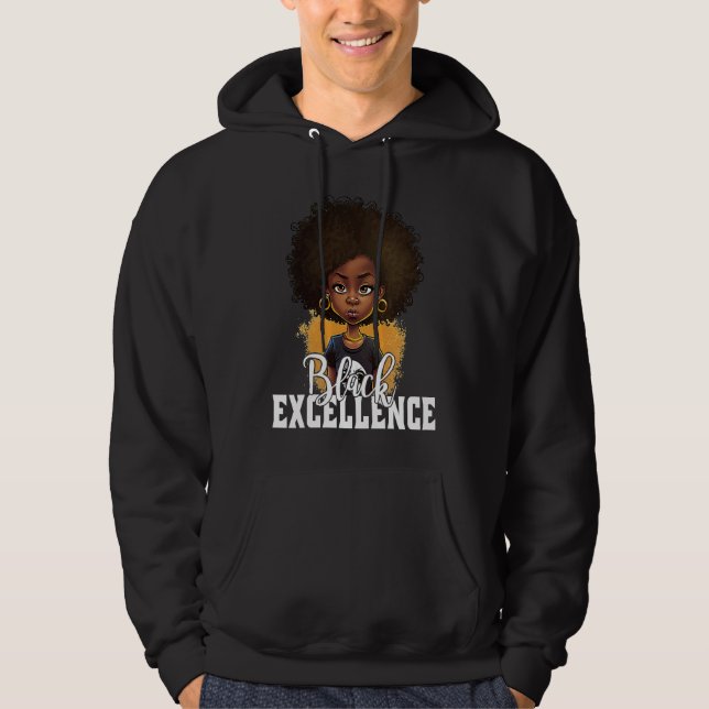 Moletom Black Excellence African Pride Black History Month (Frente)