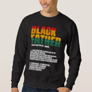 Moletom Black Father Definition Father's Day African Ameri