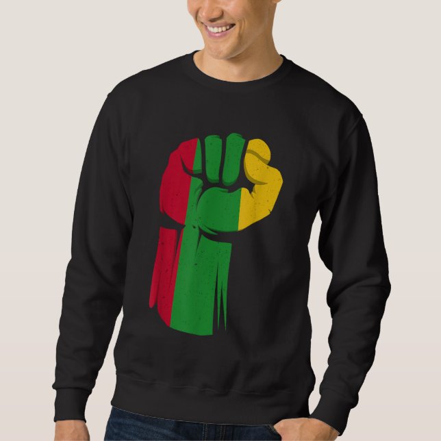 Moletom Black Fist African Priord Black History Mo (Frente)