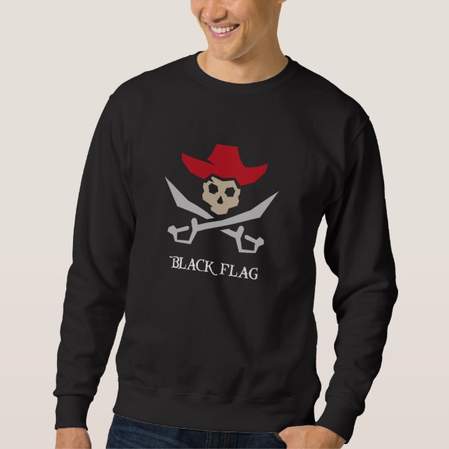 Moletom Black Flag Pirate Skull (Frente)