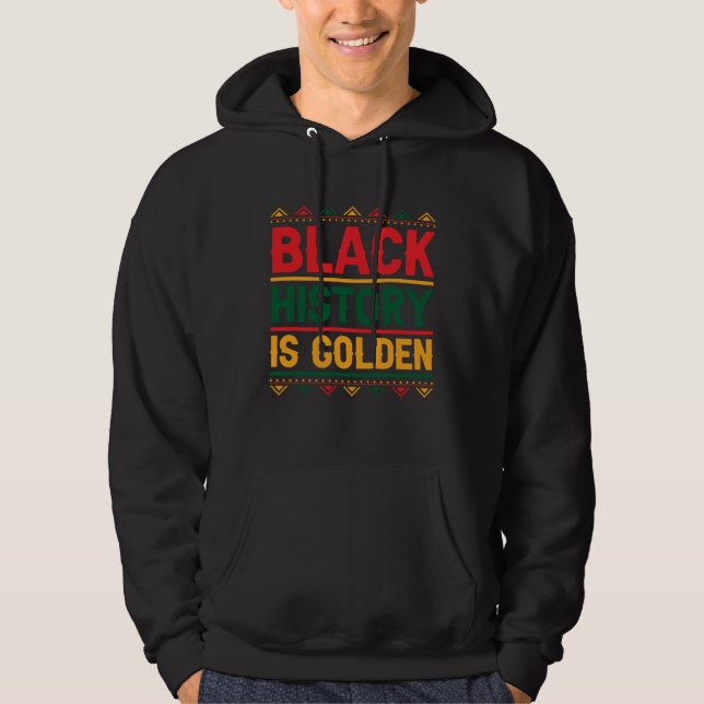 Moletom Black History is Golden Month Culture Confidence K (Frente)