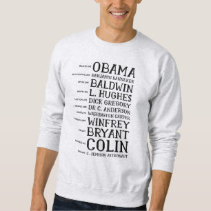 Moletom black history month legends icons